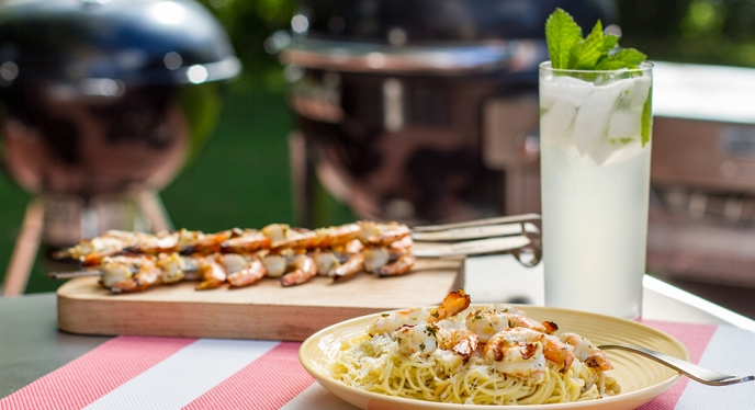 Mojito Grilled Shrimp